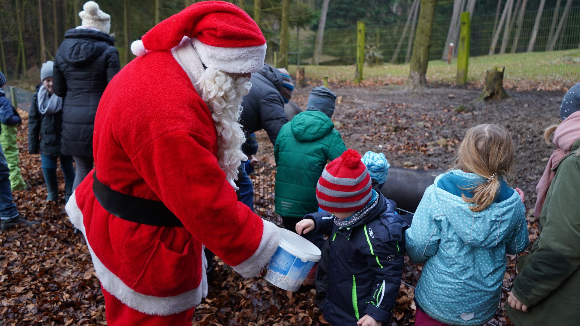 Mit dem Nikolaus auf Futtertour