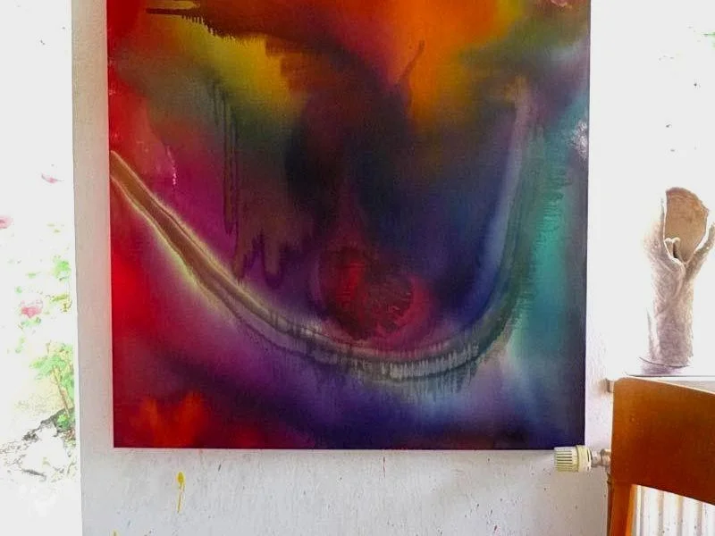 Malen auf Leinwand