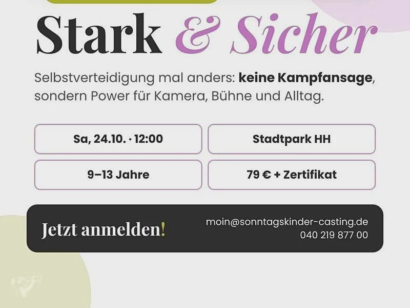Stark & Sicher – Selbstbewusstsein & Selbstverteidigung im Stadtpark (9–13 J.)
