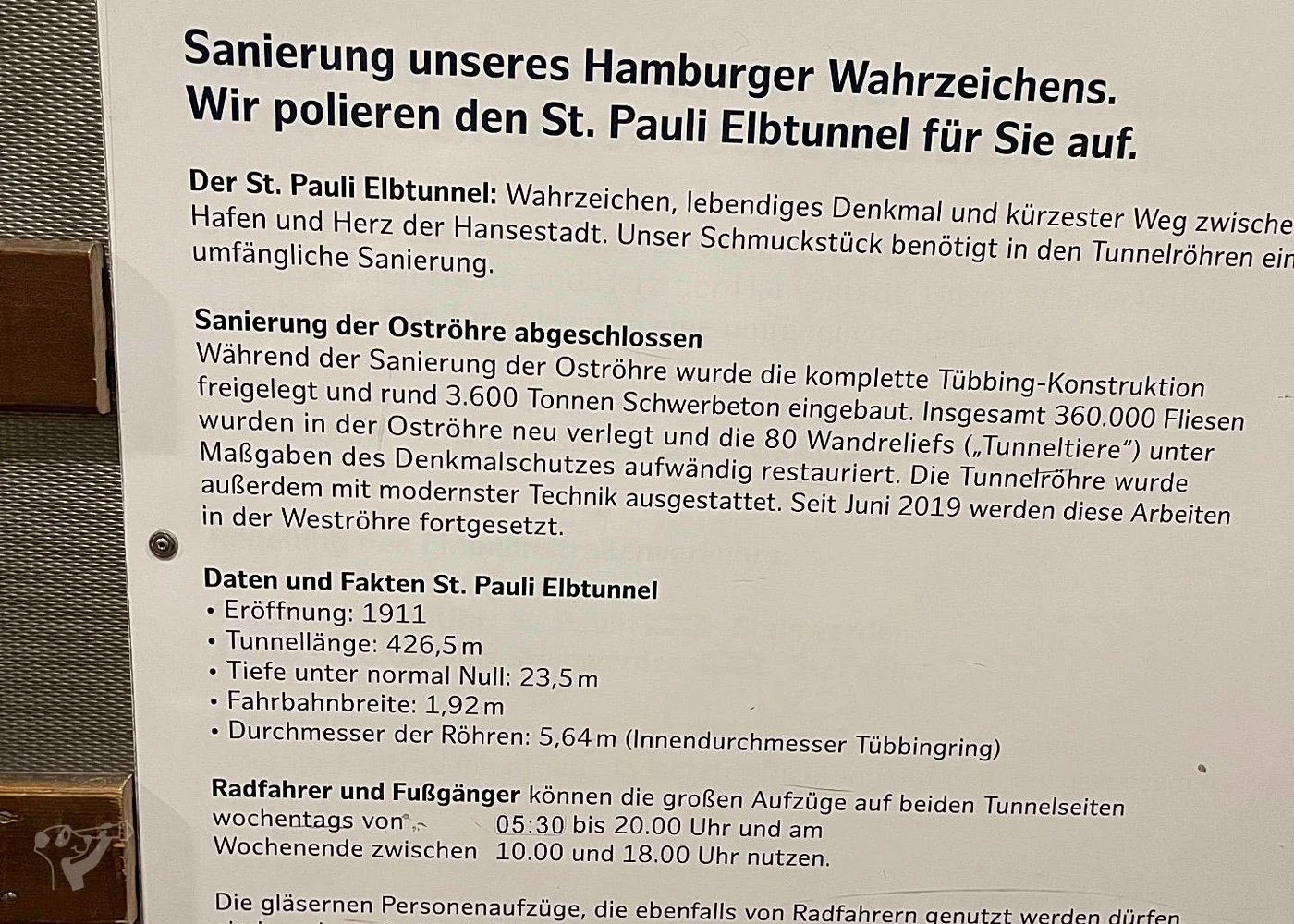 Alter Elbtunnel – Foto 8