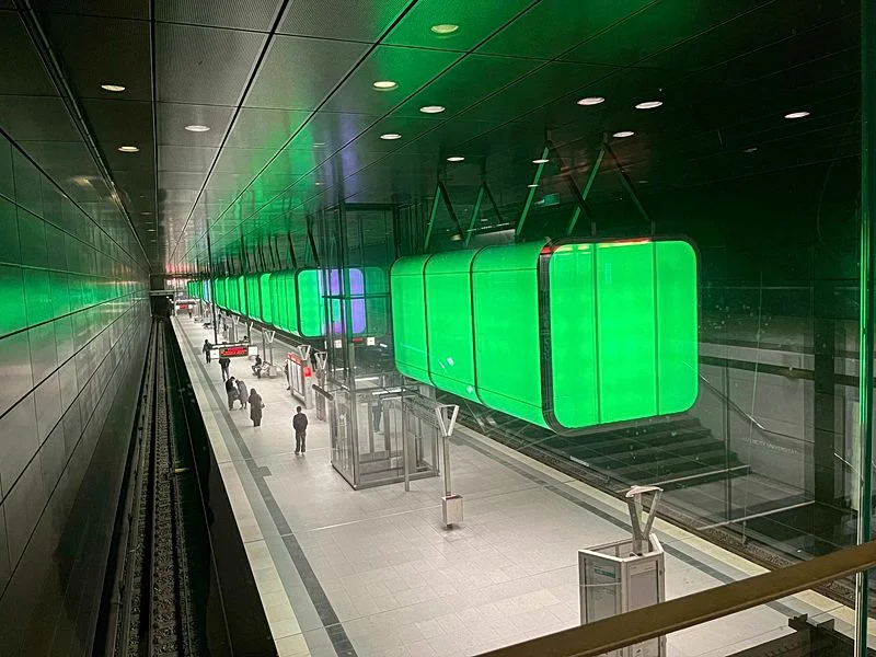 Lichteffekte U-Bahn Hafencity – Bild 6