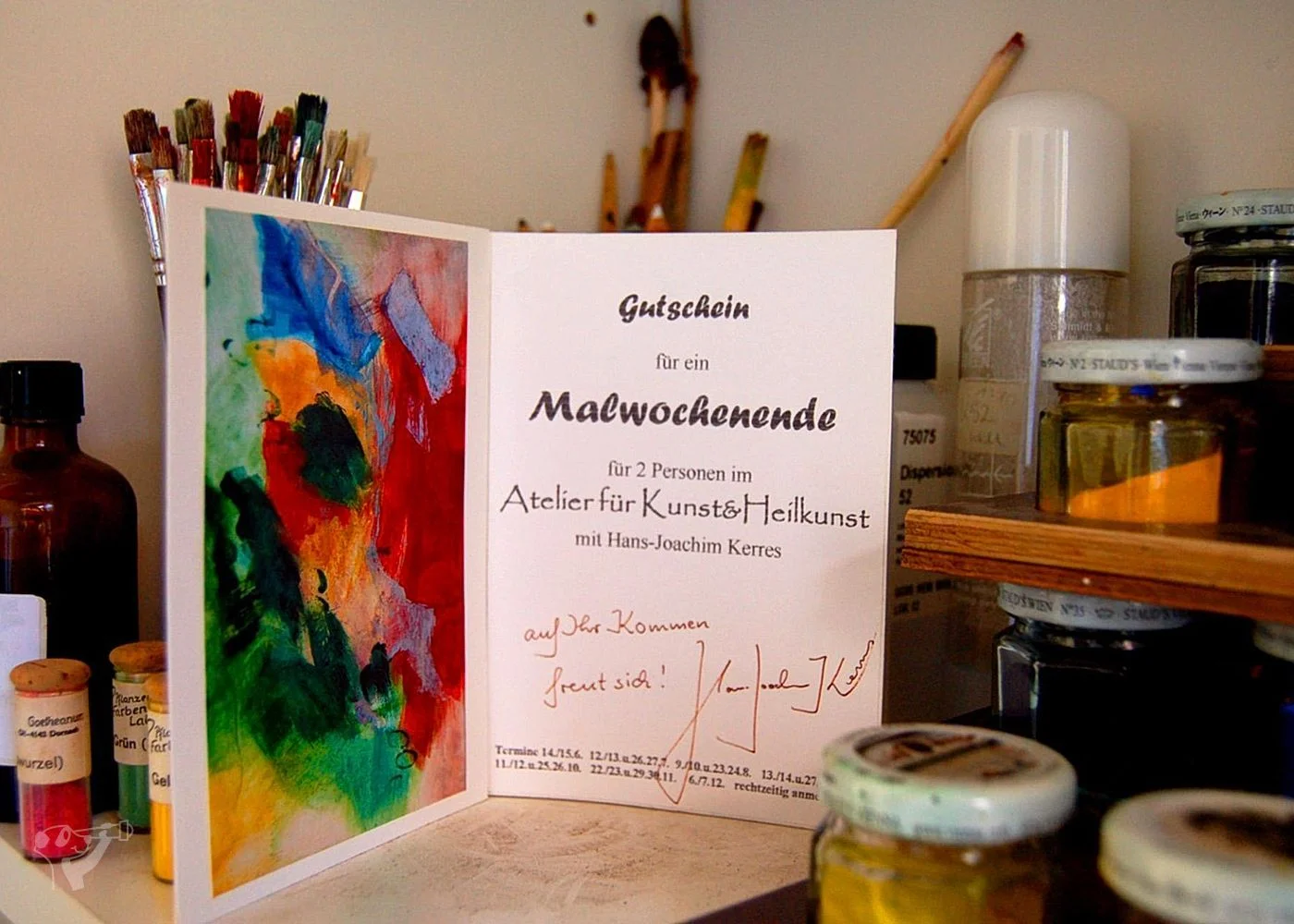 Malen im Künstleratelier – Foto 2
