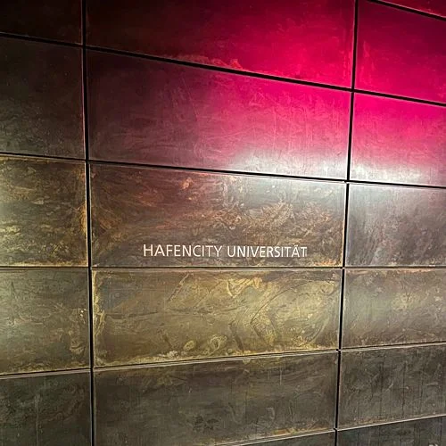 Lichteffekte in der U-Bahn, Hafencity