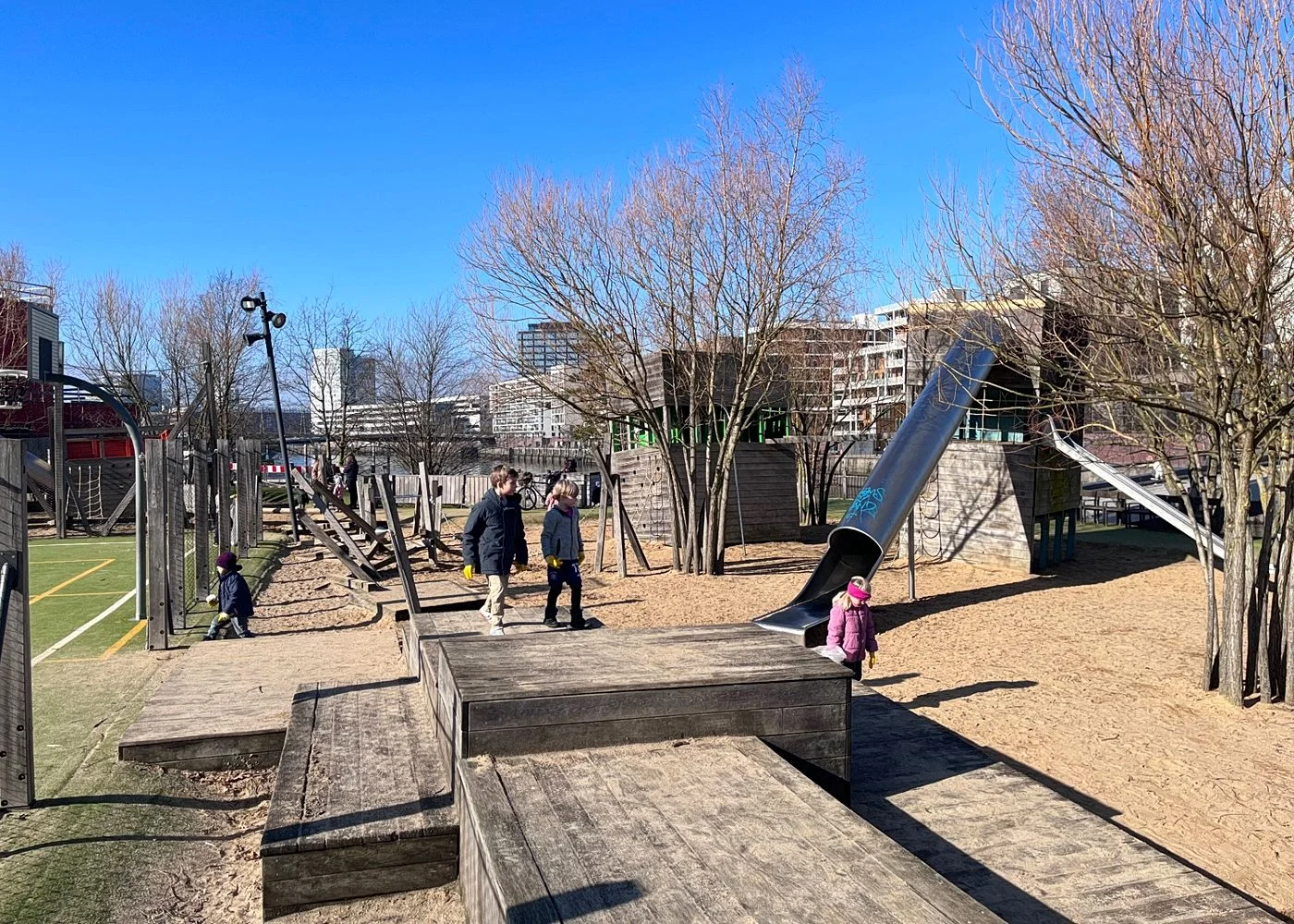 Spielplatz Baakenpark Hafencity