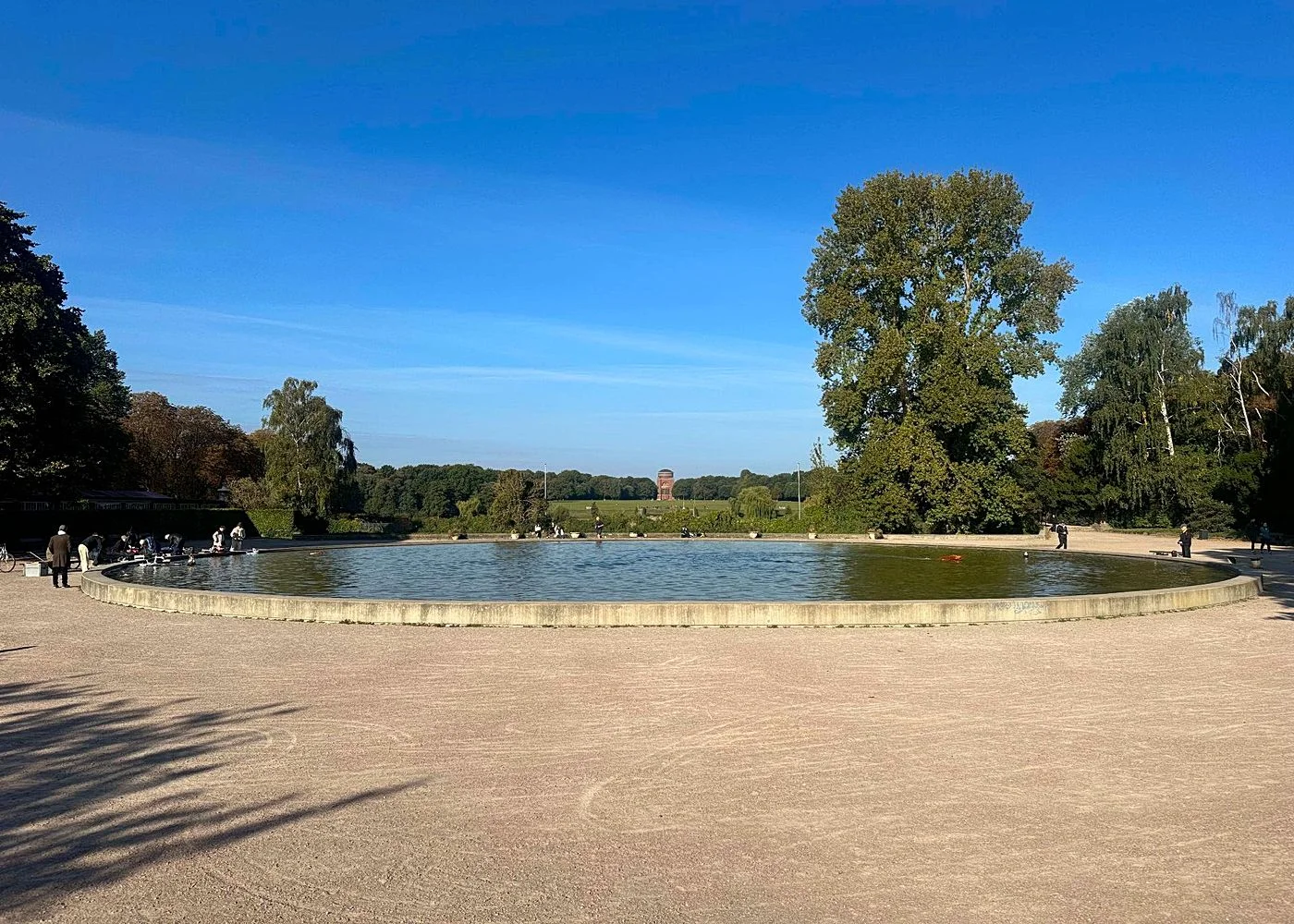 Modellboot-Rondeel im Stadtpark