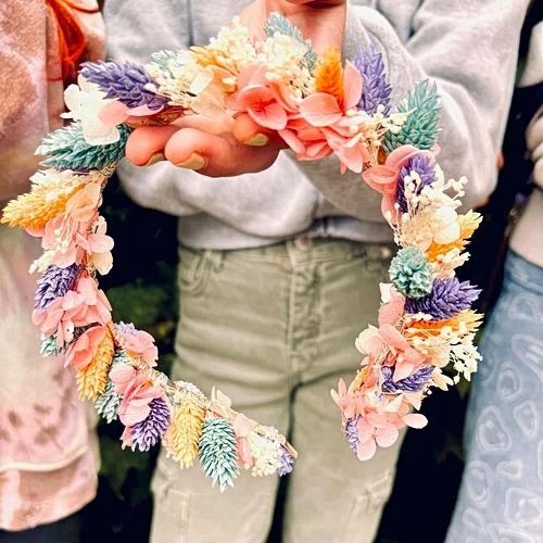 Blumenparty zum Kindergeburtstag