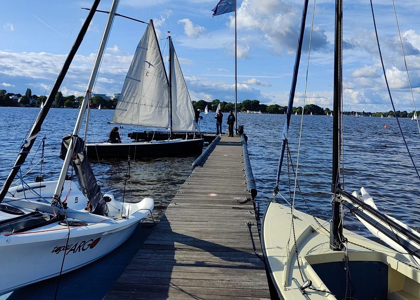 Schnuppersegeln Hamburger Außenalster 