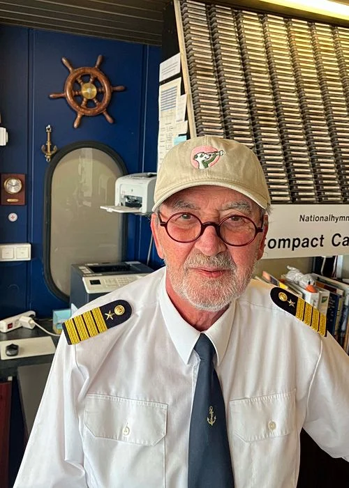 Schiffsbegrüßung im Schulauer Fährhaus