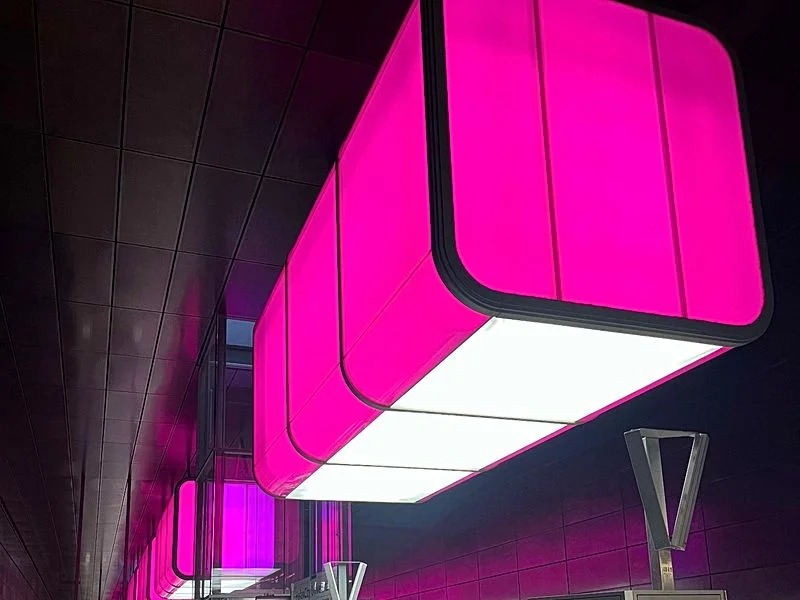Lichteffekte U-Bahn Hafencity – Bild 1