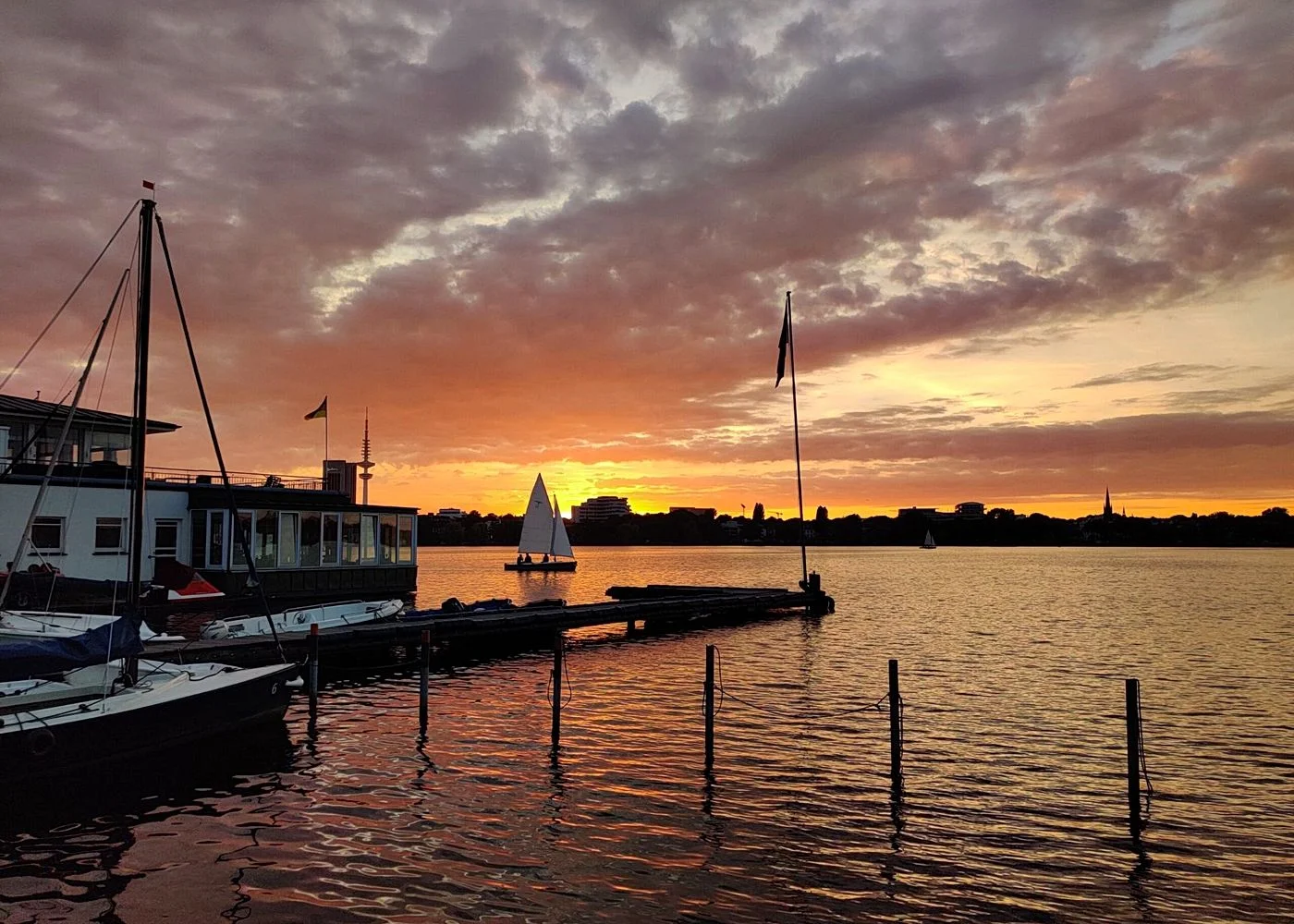 Schnuppersegeln Hamburger Außenalster 